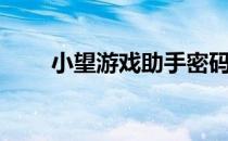 小望游戏助手密码（小望游戏助手）