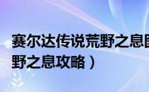 赛尔达传说荒野之息图文攻略（赛达尔传说荒野之息攻略）