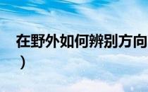 在野外如何辨别方向?（在野外如何辨别方向）