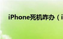 iPhone死机咋办（iphone死机怎么办）