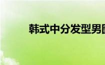 韩式中分发型男图片（韩式中分）