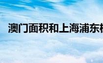 澳门面积和上海浦东机场面积（澳门面积）