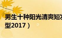 男生十种阳光清爽短发发型（短发男生帅气发型2017）