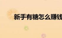 新手有糖怎么赚钱（有糖怎么赚钱）