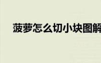 菠萝怎么切小块图解（菠萝怎么切图解）