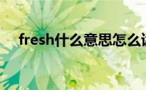 fresh什么意思怎么读（fresh什么意思）
