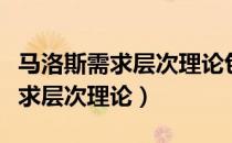 马洛斯需求层次理论包括几个内容（马洛斯需求层次理论）
