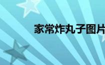 家常炸丸子图片（家常炸丸子）