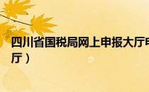 四川省国税局网上申报大厅电话（四川省国税局网上申报大厅）