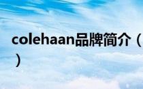 colehaan品牌简介（colehaan属于什么档次）