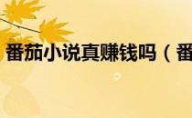 番茄小说真赚钱吗（番茄小说赚钱是真的吗）