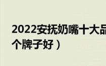 2022安抚奶嘴十大品牌排行榜（安抚奶嘴哪个牌子好）