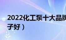 2022化工泵十大品牌排行榜（化工泵哪个牌子好）