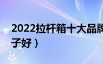 2022拉杆箱十大品牌排行榜（拉杆箱哪个牌子好）