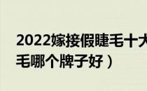 2022嫁接假睫毛十大品牌排行榜（嫁接假睫毛哪个牌子好）