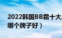 2022韩国BB霜十大品牌排行榜（韩国BB霜哪个牌子好）