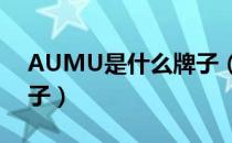 AUMU是什么牌子（aumu是什么档次的牌子）