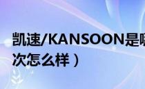 凯速/KANSOON是哪个国家的品牌（什么档次怎么样）
