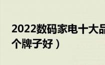 2022数码家电十大品牌排行榜（数码家电哪个牌子好）