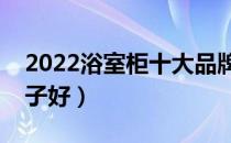 2022浴室柜十大品牌排行榜（浴室柜哪个牌子好）