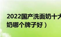 2022国产洗面奶十大品牌排行榜（国产洗面奶哪个牌子好）