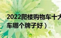 2022爬楼购物车十大品牌排行榜（爬楼购物车哪个牌子好）
