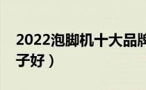 2022泡脚机十大品牌排行榜（泡脚机哪个牌子好）