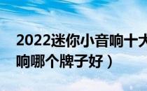 2022迷你小音响十大品牌排行榜（迷你小音响哪个牌子好）