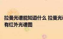 拉曼光谱能知道什么 拉曼光谱图是如何分析的该看什么书还有红外光谱图