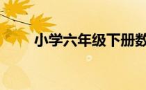 小学六年级下册数学期末试卷2020
