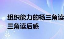 组织能力的杨三角读后感简短 组织能力的杨三角读后感