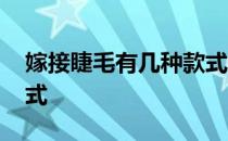 嫁接睫毛有几种款式图片 嫁接睫毛有几种款式