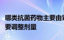 哪类抗菌药物主要由肾排泄肝功能减退者不需要调整剂量