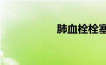 肺血栓栓塞症 肺血栓