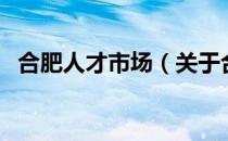 合肥人才市场（关于合肥人才市场的介绍）