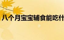 八个月宝宝辅食能吃什么（八个月宝宝辅食）