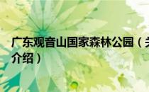 广东观音山国家森林公园（关于广东观音山国家森林公园的介绍）