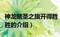 神龙赌圣之旗开得胜（关于神龙赌圣之旗开得胜的介绍）