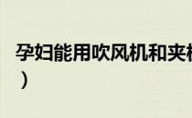 孕妇能用吹风机和夹板吗（孕妇能用吹风机吗）