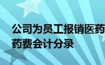 公司为员工报销医药费会计分录 员工报销医药费会计分录