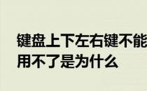 键盘上下左右键不能用了 键盘的上下左右键用不了是为什么