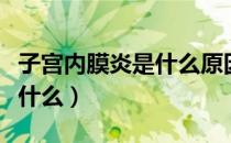 子宫内膜炎是什么原因导致的（子宫内膜炎是什么）