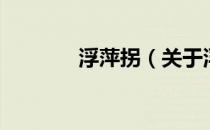浮萍拐（关于浮萍拐的介绍）