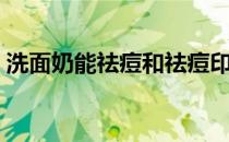 洗面奶能祛痘和祛痘印（洗面奶能祛痘痘吗）