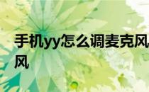 手机yy怎么调麦克风混响 手机yy怎么调麦克风