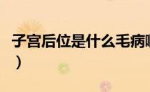 子宫后位是什么毛病啊（子宫后位是什么意思）
