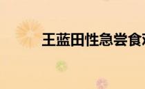 王蓝田性急尝食鸡子 王蓝田性急
