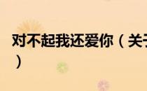 对不起我还爱你（关于对不起我还爱你的介绍）