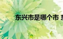 东兴市是哪个市 东兴市属于哪个市