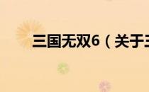 三国无双6（关于三国无双6的介绍）